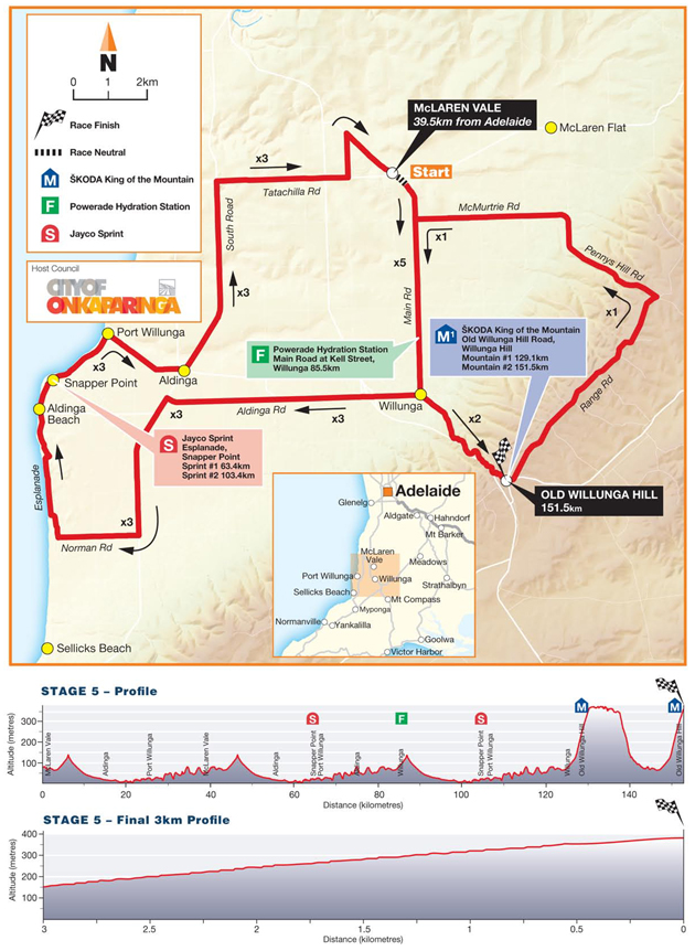 Stage 5 map and profile